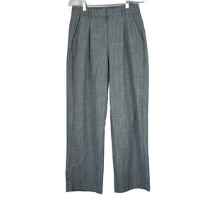 Old Navy Women's Small Extra High-Waisted Gray Taylor Wide-Leg Trouser Pants